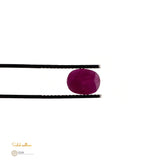 Natural Purplish Red Ruby – Certified by GIA | 3.17 Carats | Report No. 1488554769